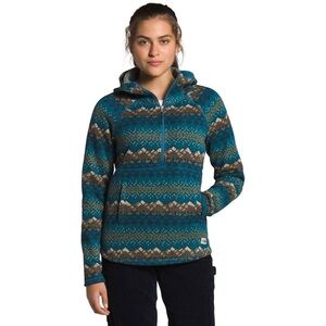 The North Face Printed Crescent Hoodie L Blue